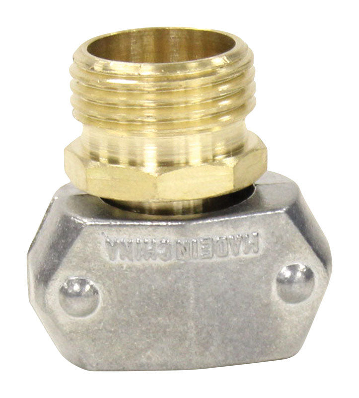 GILMOUR - Gilmour 5/8 & 3/4 in. Brass/Zinc Threaded Male Clamp Coupling