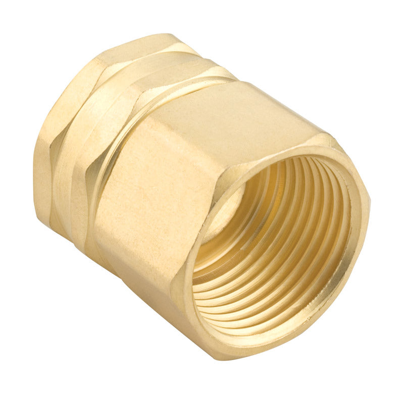 GILMOUR - Gilmour 3/4 in. Brass Threaded Double Female Swivel Hose Connector [807764-1001]