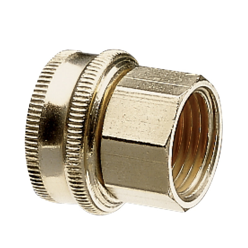 GILMOUR - Gilmour 1/2 & 3/4 in. Brass Threaded Double Female Swivel Hose Connector