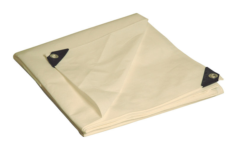 FOREMOST - Foremost Dry Top 12 ft. W X 20 ft. L Heavy Duty Polyethylene Tarp Beige