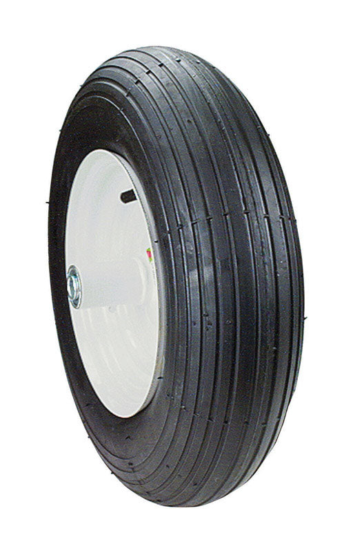 MAXPOWER - MaxPower 8 in. D Centered Wheelbarrow Wheel Rubber 1 pk