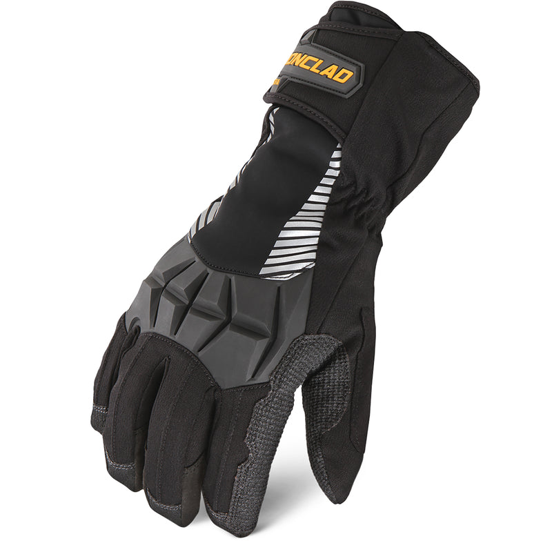 IRONCLAD - Ironclad Tundra L Synthetic Leather, TPR Cold Weather Black Gloves