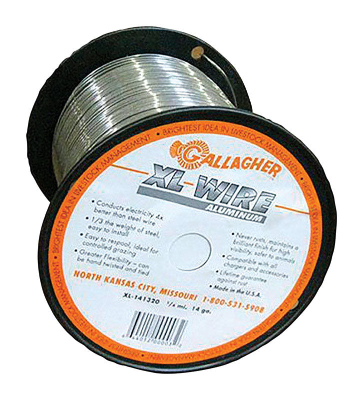 GALLAGHER - Gallagher Direct Current Electric Fence Wire 6969600 sq ft Silver