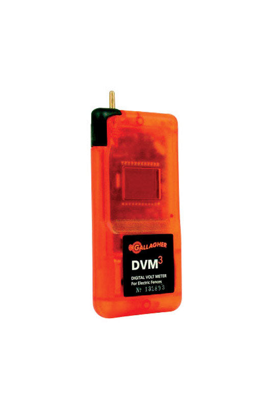 GALLAGHER - Gallagher 9 V Battery-Powered Digital Volt Meter Orange