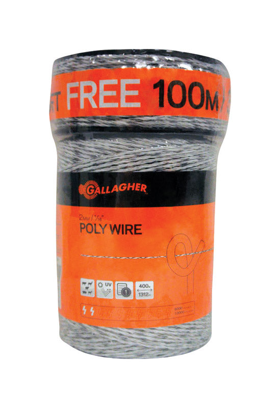 GALLAGHER - Gallagher Fence Poly Wire White