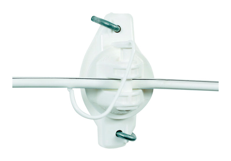 GALLAGHER - Gallagher Wood Post Pin Lock Insulator White