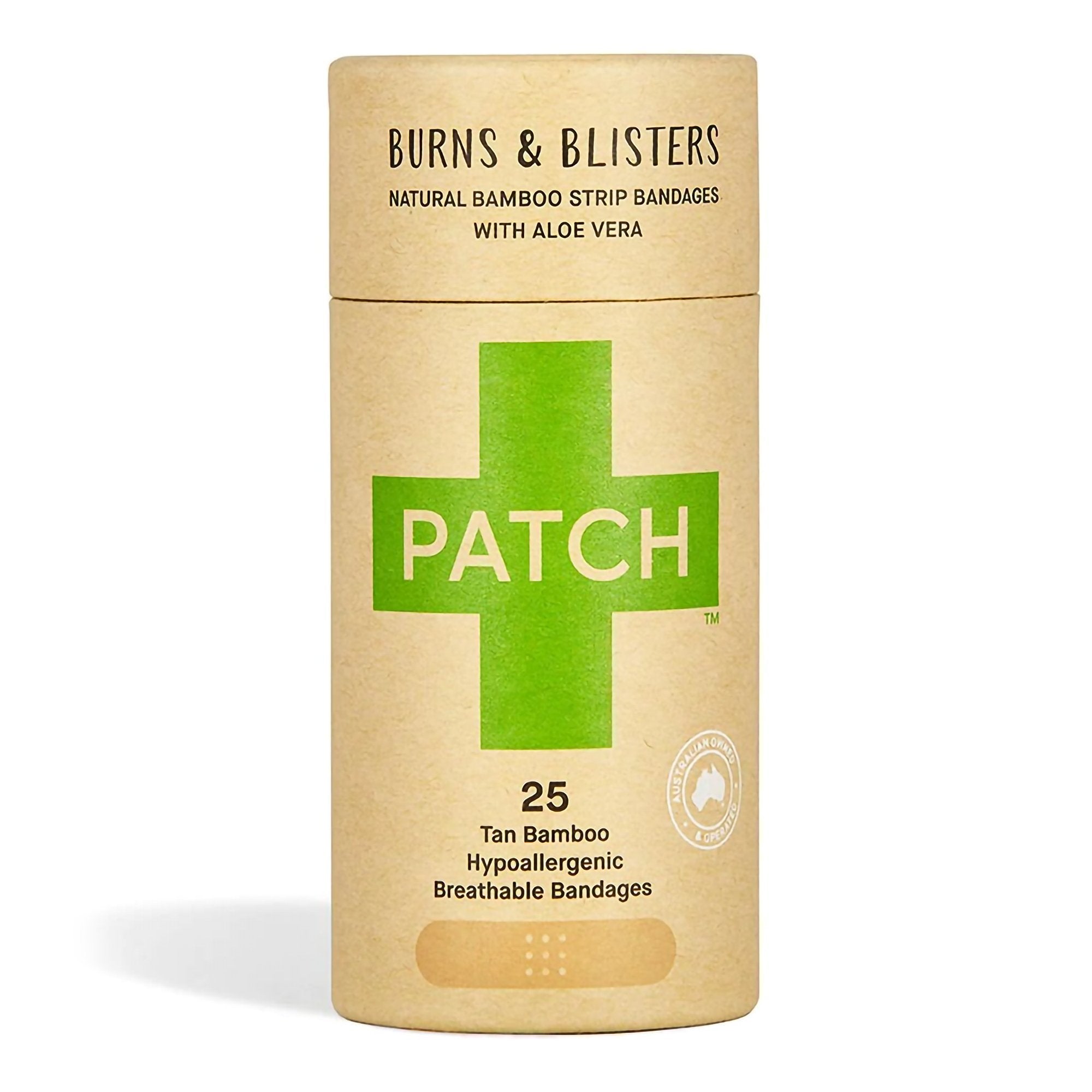 Nutricare USA LLC - Adhesive Strip Patch™ 3/4 X 3 Inch Bamboo / Aloe Vera Rectangle Tan Sterile [3/BX]