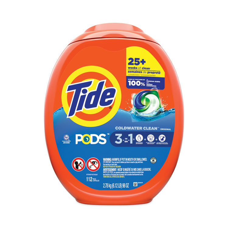 Tide - Pods, Tide Original, 112 Pods/Tub, 4 Tubs/Carton