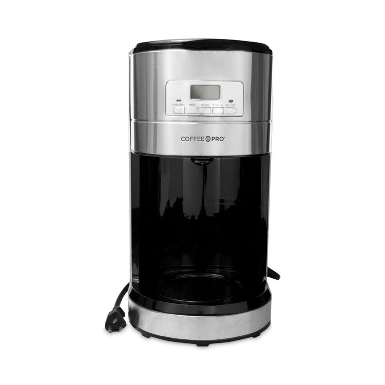 Coffee Pro - Home/Office Euro Style Coffee Maker, Stainless Steel
