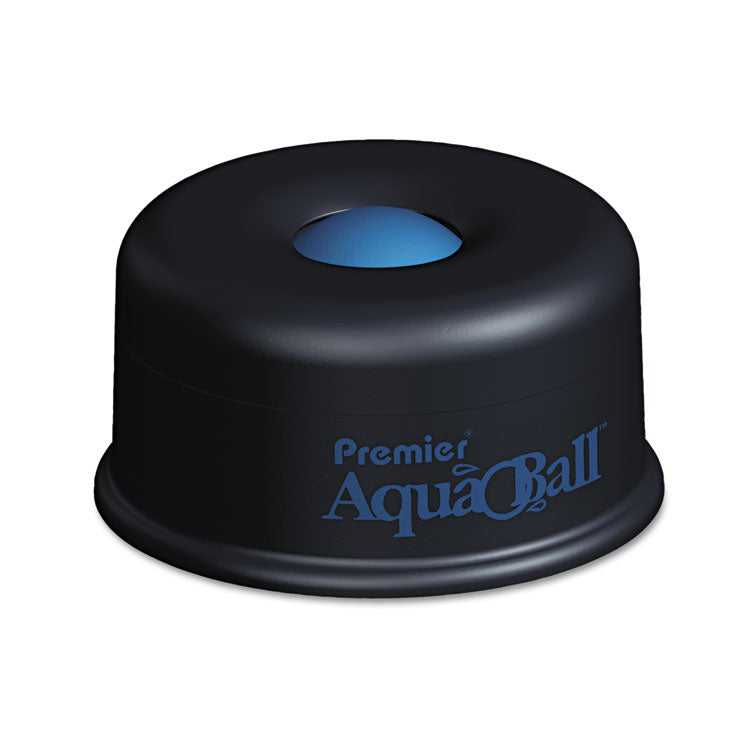 Premier - AquaBall Floating Ball Envelope Moistener, 1.25" x 1.25" x 5.38", Black/Blue