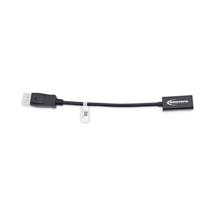 Innovera - DisplayPort-HDMI Adapter, 0.65 ft, Black