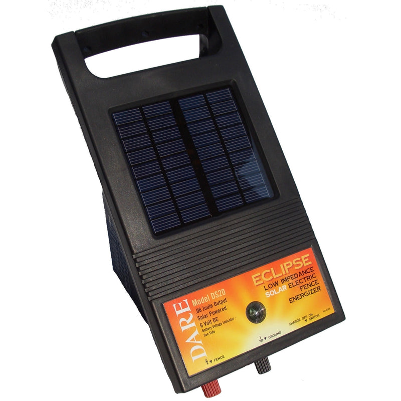 DARE - Dare Eclipse 6 V Solar-Powered Fence Energizer 3 acre Black