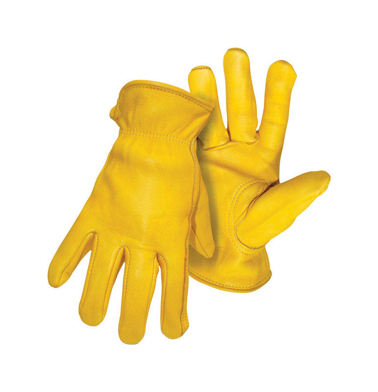 BOSS - Boss Men's Indoor/Outdoor Driver Gloves Yellow L 1 pair