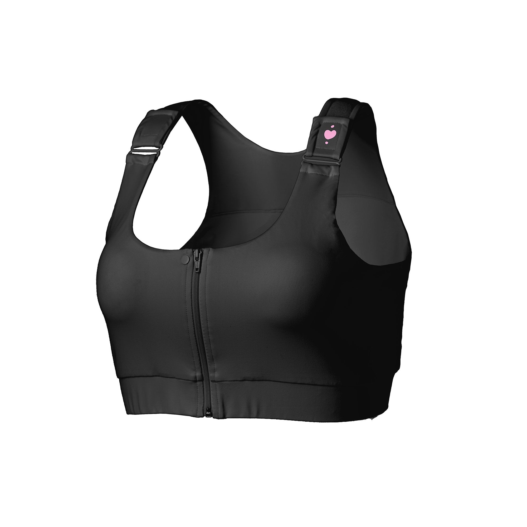 heart&core Sports and Medical LLC - Post-Surgical Bra Shirl Black Large [1/EA]