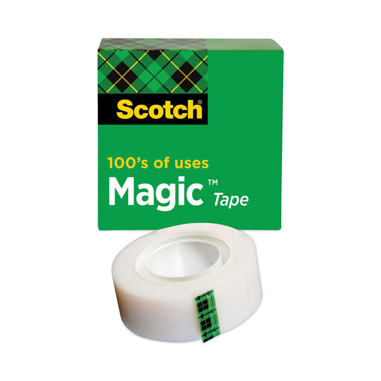 Scotch - Magic Tape Refill, 1" Core, 0.75" x 83.33 ft, Clear