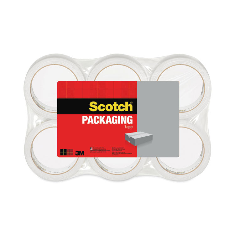 Scotch - 3350 General Purpose Packaging Tape, 3" Core, 1.88" x 54.6 yds, Clear, 6/Pack