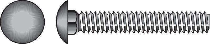 HILLMAN - Hillman 1/2 in. X 5-1/2 in. L Zinc-Plated Steel Carriage Bolt 25 pk