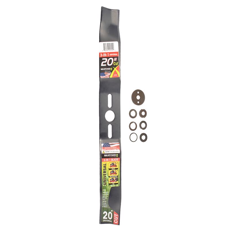 MAXPOWER - MaxPower 20 in. 3-in-1 Mower Blade For Walk-Behind Mowers 1 pk