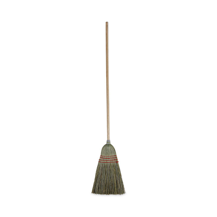 Boardwalk - Mixed Fiber Maid Broom, Mixed Fiber Bristles, 55" Overall Length, Natural