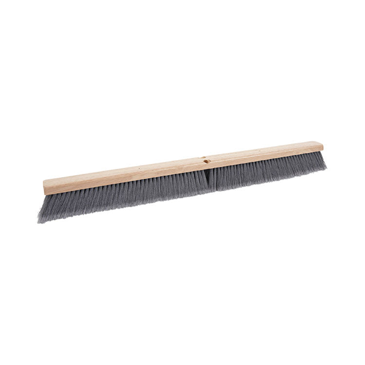 Boardwalk - Floor Brush Head, 3" Gray Flagged Polypropylene Bristles, 36" Brush