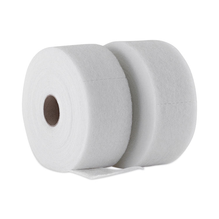 Boardwalk - TrapEze Disposable Dusting Sheets, 5" x 125 ft, White, 250 Sheets/Roll, 2 Rolls/Carton