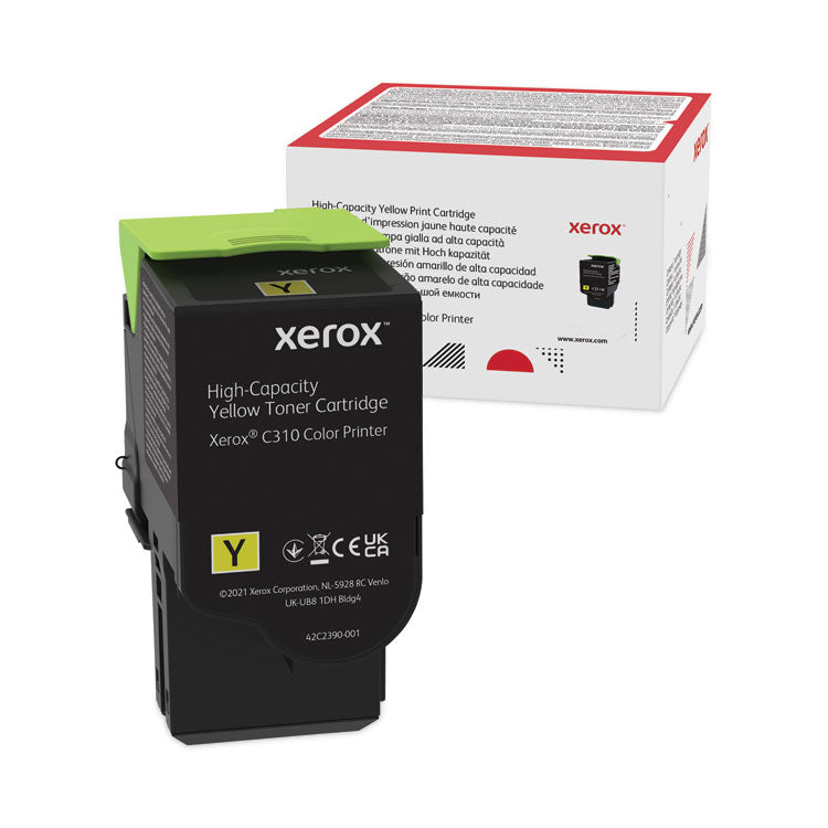 Xerox - 006R04367 High-Yield Toner, 5,500 Page-Yield, Yellow