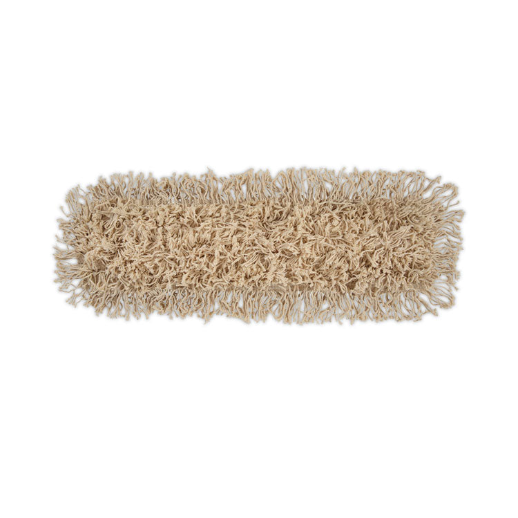 Boardwalk - Industrial Dust Mop Head, Hygrade Cotton, 24w x 5d, White