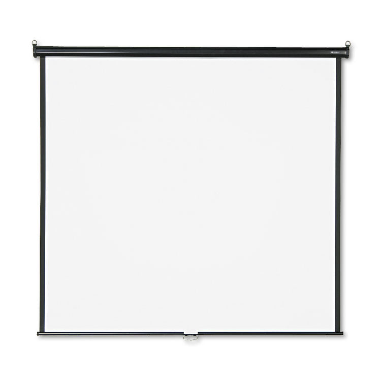 Quartet - Wall or Ceiling Projection Screen, 70 x 70, White Matte Finish