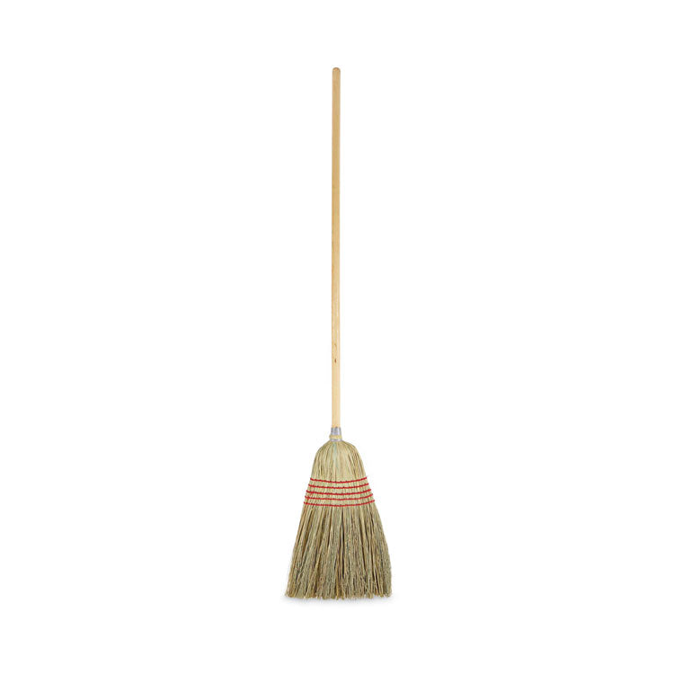 Boardwalk - Parlor Broom, Yucca/Corn Fiber Bristles, 55.5" Overall Length, Natural