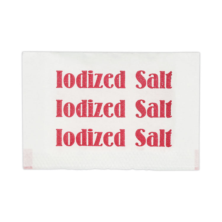 Office Snax - Iodized Salt Packets, 0.75 g Packet, 3,000/Box