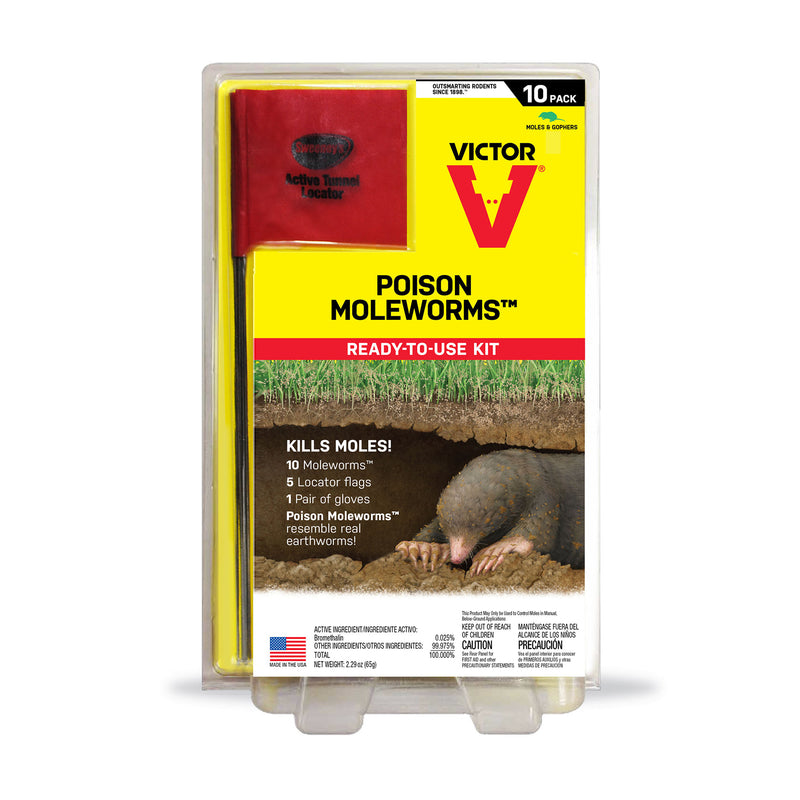 VICTOR - Victor Bait Worms For Gophers and Moles 10 pk