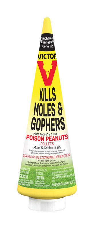 VICTOR - Victor Toxic Poison Peanuts Pellets For Gophers and Moles 6 oz