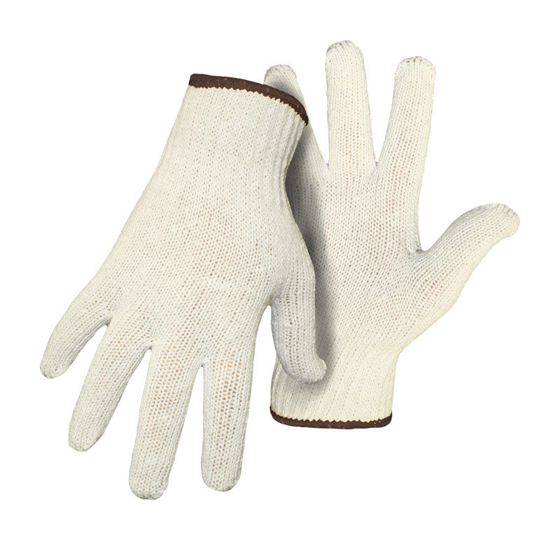 BOSS - Boss Men's Indoor/Outdoor String Knit Reversible Work Gloves White L 1 pair