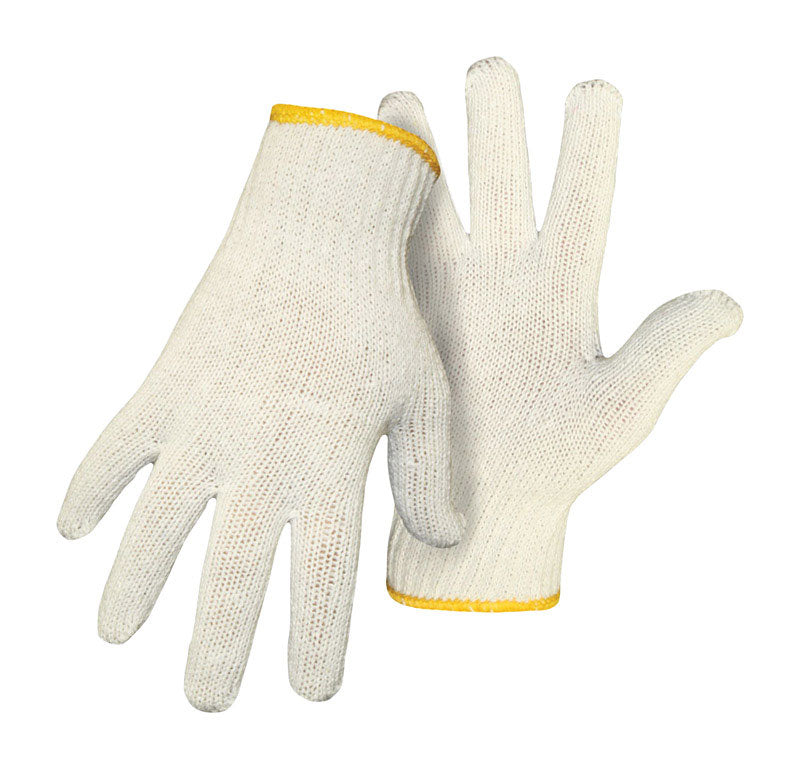 BOSS - Boss Women's Indoor/Outdoor String Knit Reversible Work Gloves White L 1 pair