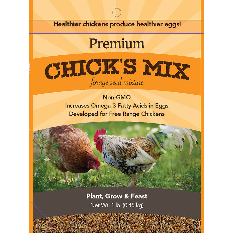 BARENBRUG - Barenbrug Chick's Mix Mixed Partial Shade/Sun Forage Seed 1 lb