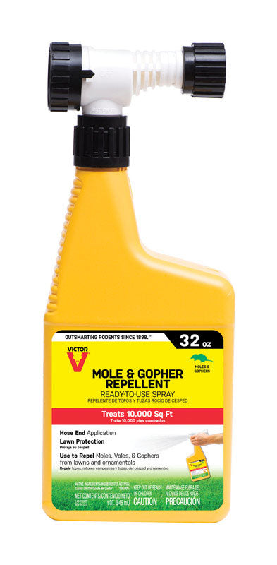 VICTOR - Victor Animal Repellent Liquid For Gophers and Moles 1 qt - Case of 6