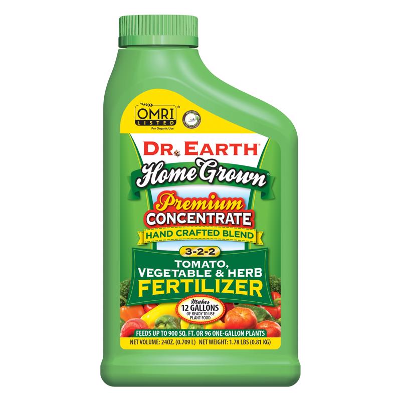 DR. EARTH - Dr. Earth Home Grown Organic Fruits/Vegetables 3-2-2 Plant Fertilizer 24 oz