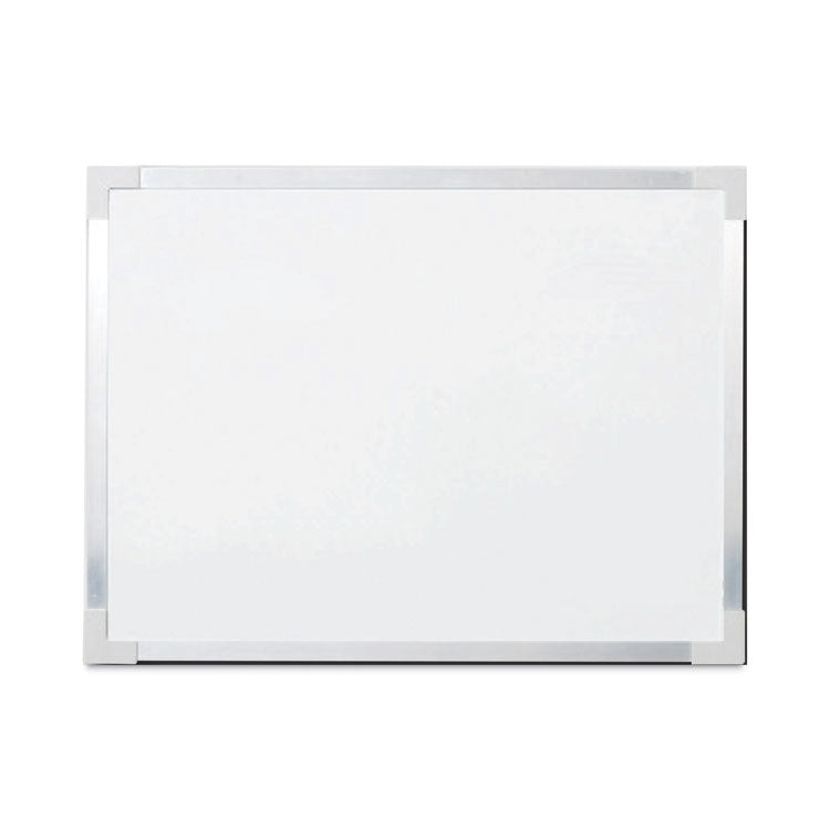 Flipside - Framed Dry Erase Board, 48 x 36, White Surface, Silver Aluminum Frame