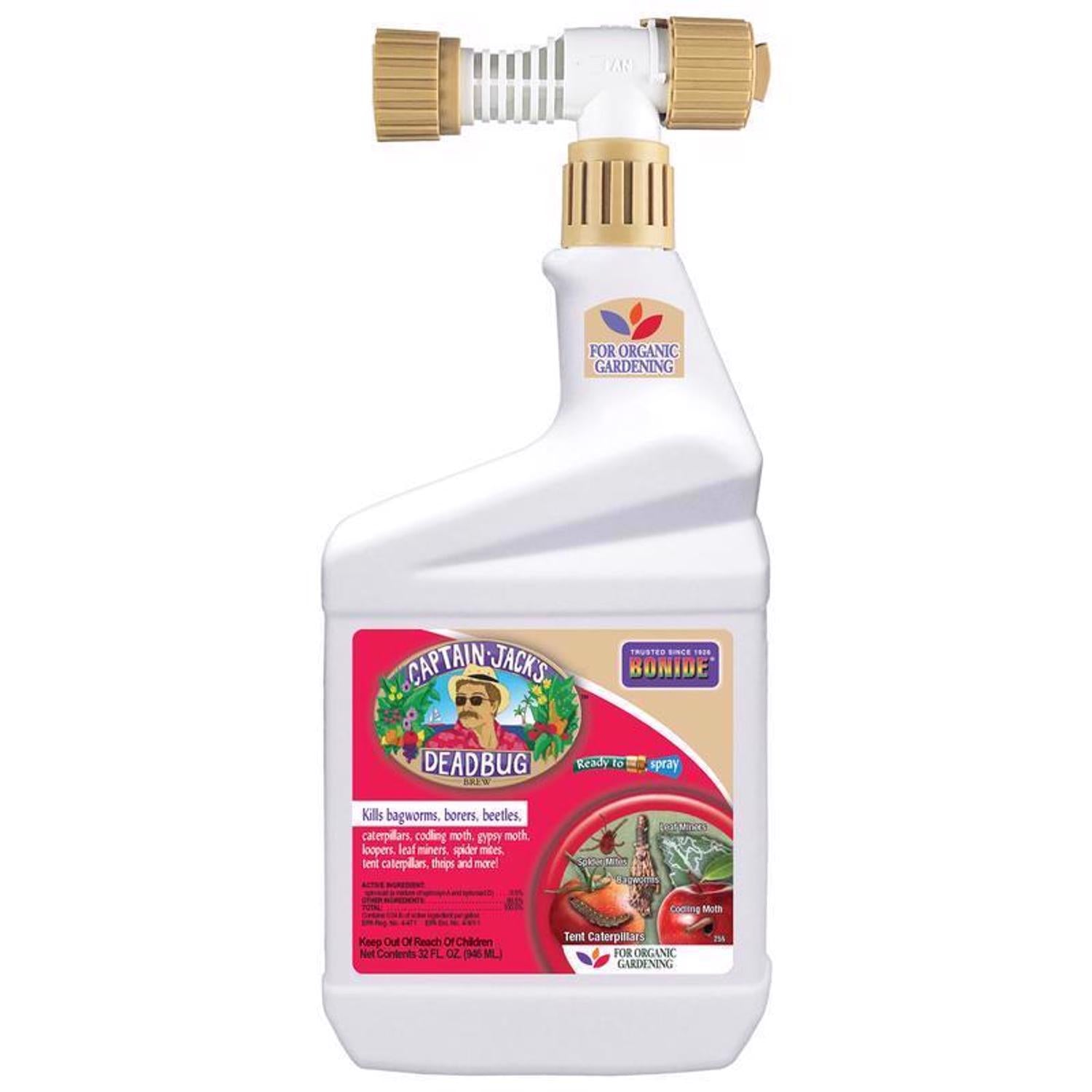 Bonide Captain Jacks Dead Bug Brew Organic Caterpillar Killer Liquid 32 oz - Case of 12