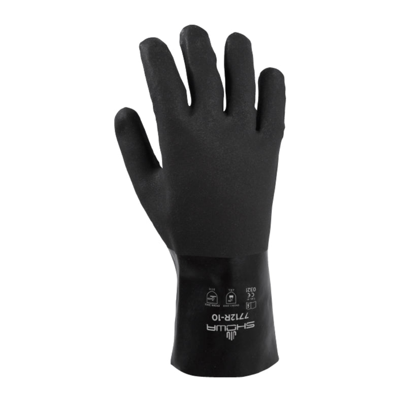 ATLAS - Atlas Unisex Indoor/Outdoor Gaunlet Chemical Gloves Black L 1 pair