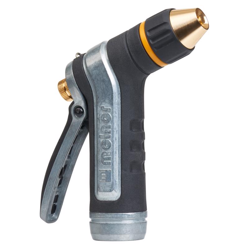 MELNOR - Melnor 2 Pattern Adjustable Jet Stream Metal Heavy-Duty Hose Nozzle