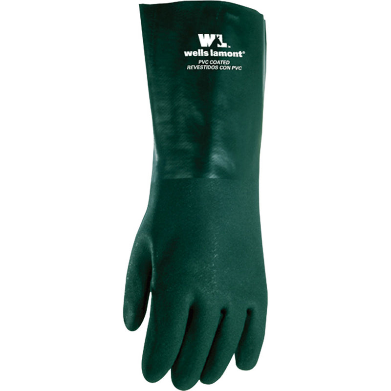 WELLS LAMONT - Wells Lamont Men's Indoor/Outdoor Chemical Gloves Green L 1 pair