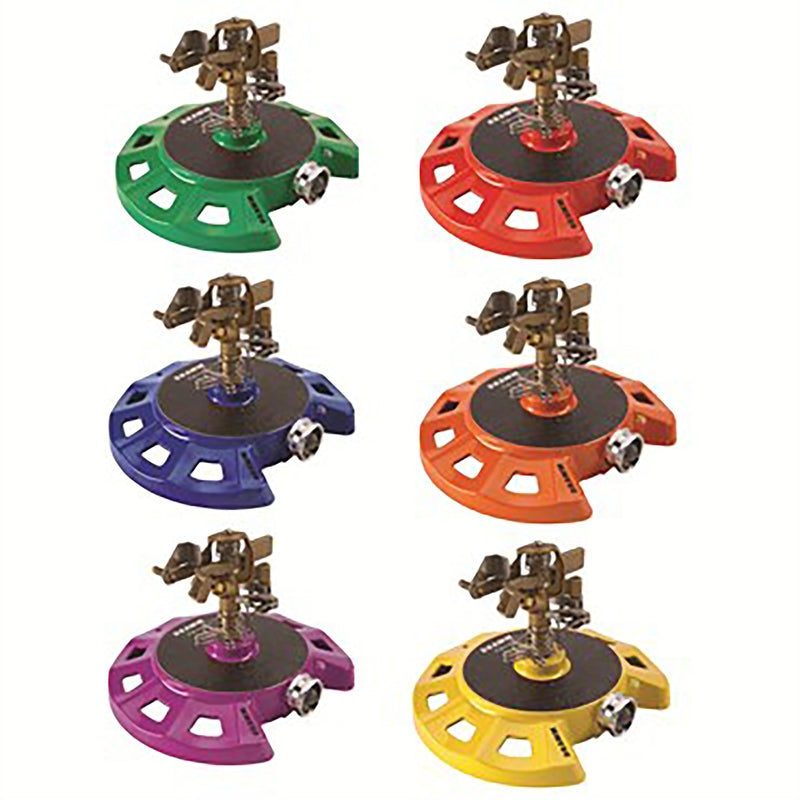 DRAMM - Dramm ColorStorm Metal Ring Base Impulse Sprinkler 5281 sq ft 6 pc - Case of 6