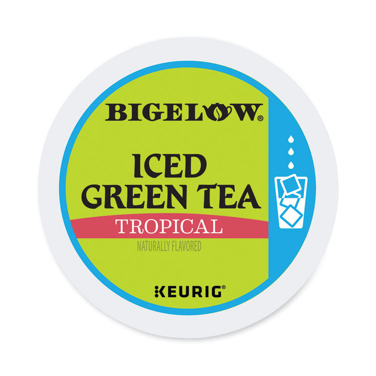 Bigelow - Tropical Iced Green Tea, K-Cup, 0.10 oz, 22/Box