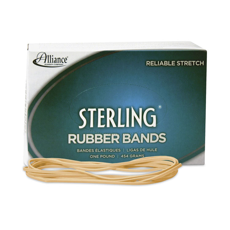 Alliance - Sterling Rubber Bands, Size 117B, 0.06" Gauge, Crepe, 1 lb Box, 250/Box