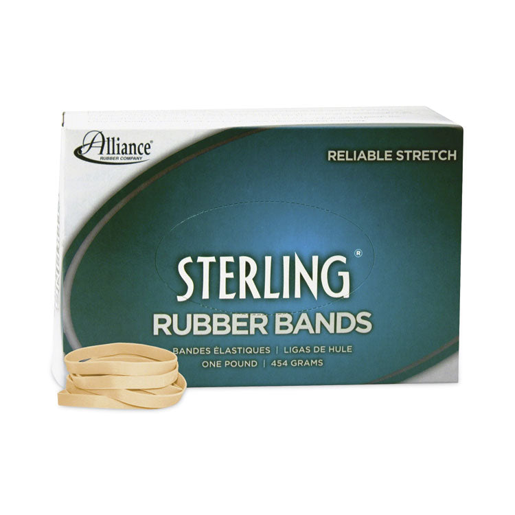 Alliance - Sterling Rubber Bands, Size 62, 0.03" Gauge, Crepe, 1 lb Box, 600/Box