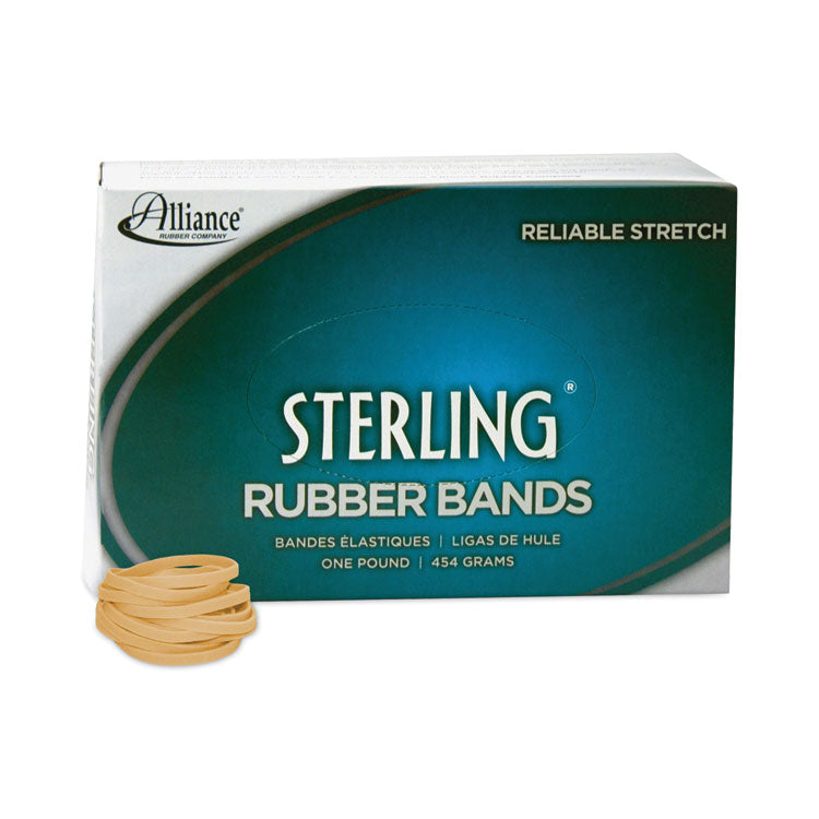 Alliance - Sterling Rubber Bands, Size 30, 0.03" Gauge, Crepe, 1 lb Box, 1,500/Box