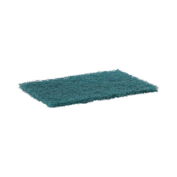 Boardwalk - Heavy-Duty Scour Pad, 6 x 9, Green 15/Carton