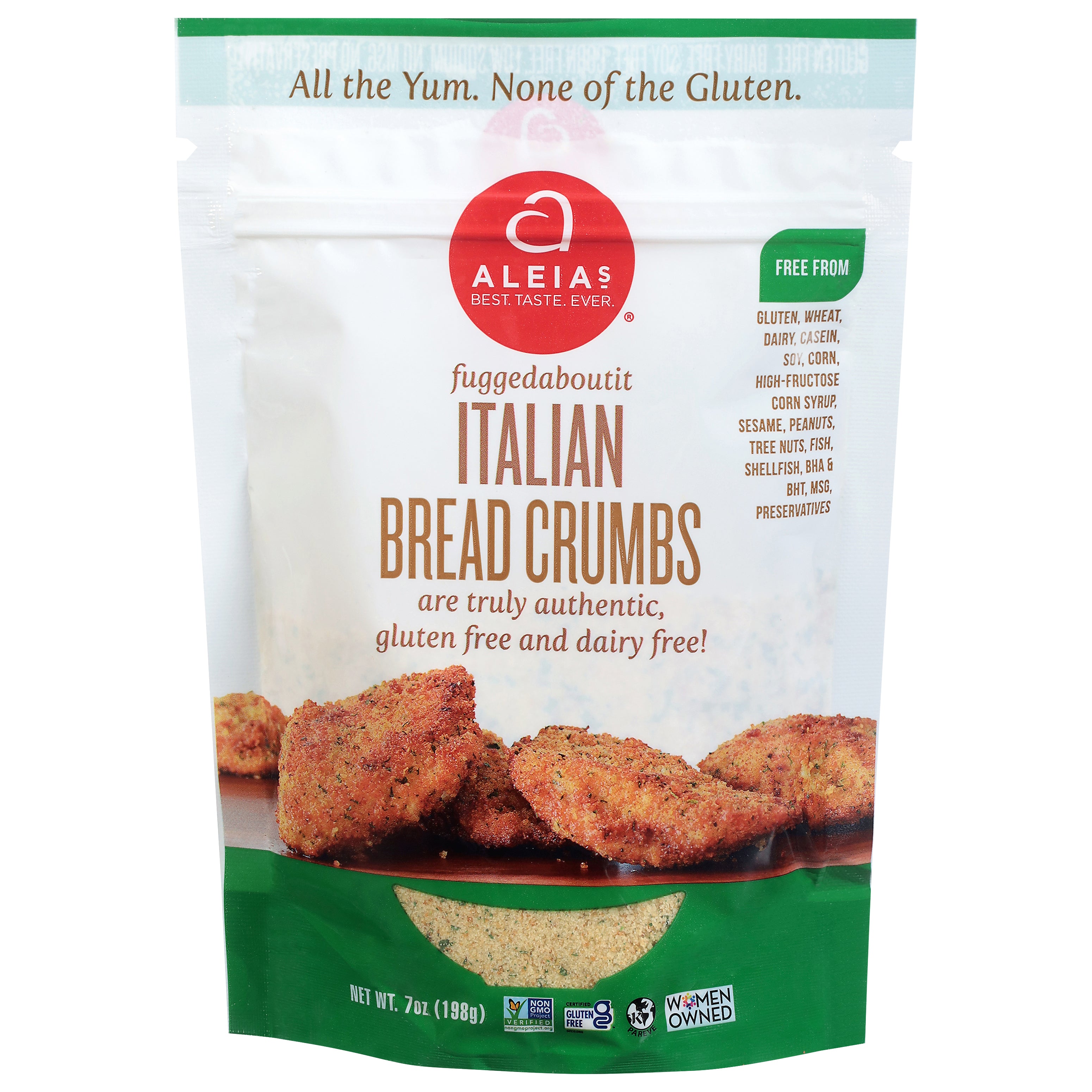 Aleia's Italian Bread Crumbs 7 oz - Case of 6