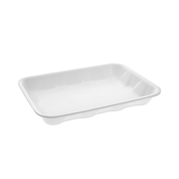 Pactiv Evergreen - Meat Tray, #4D, 9.5 x 7 x 1.25, White, Foam, 500/Carton